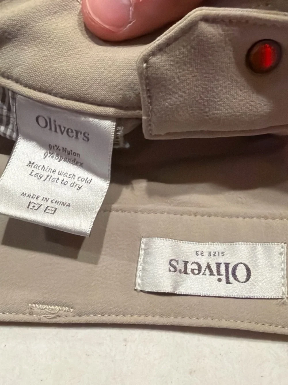 Olivers Men's Chino Pants in Light Khaki